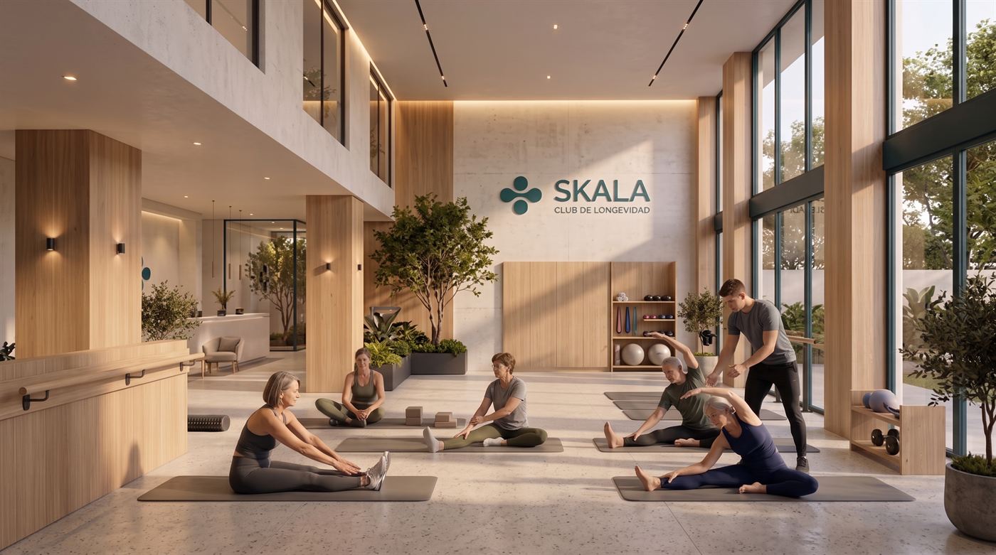 Clase de movilidad y estiramiento en SKALA